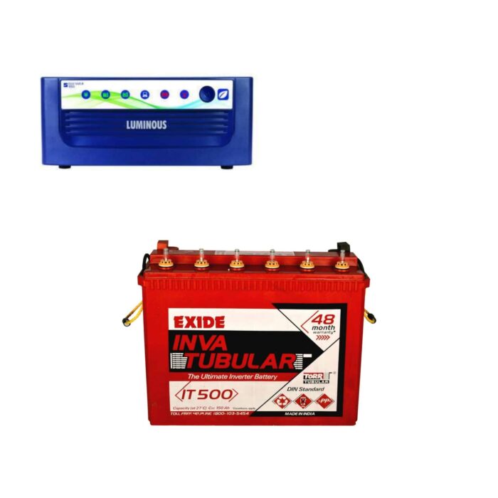 Luminous eco volt 1050 & Exide 150AH Battery