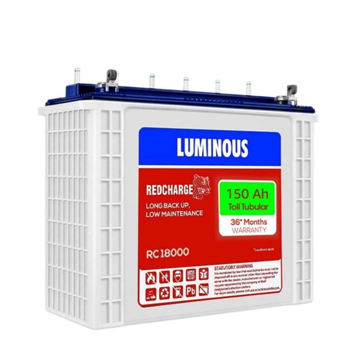 Luminous RC18000 (150AH) Battery.