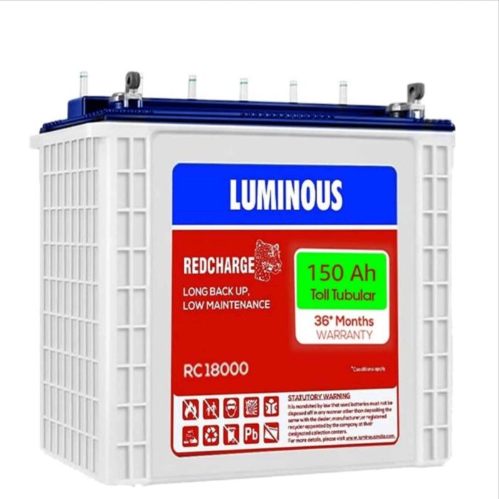 Luminous RC18000 (150AH) Battery.