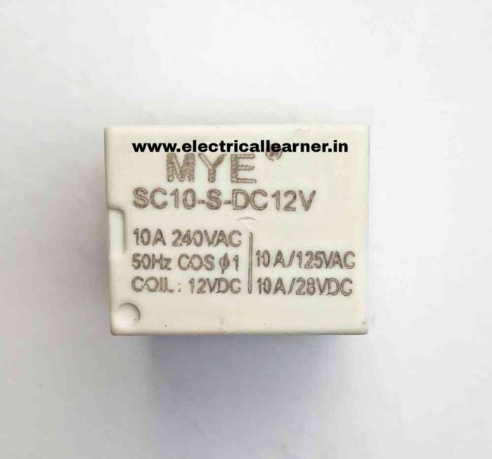 10A 12V DC PCB Mount Sugar Cube Relay - SPDT.