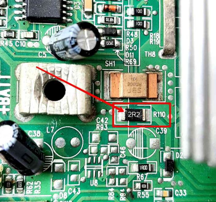 2.2 Ohm SMD Resistor 0.75 Watt