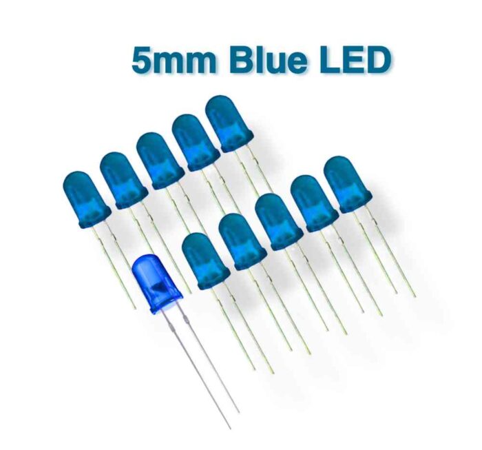 blue color round led