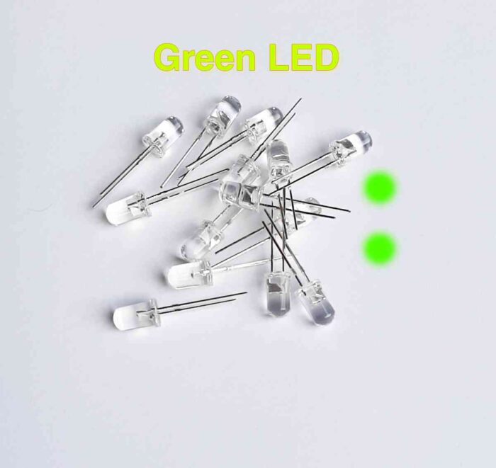 Green Color High Quality Clear Lens LED 5mm DIP