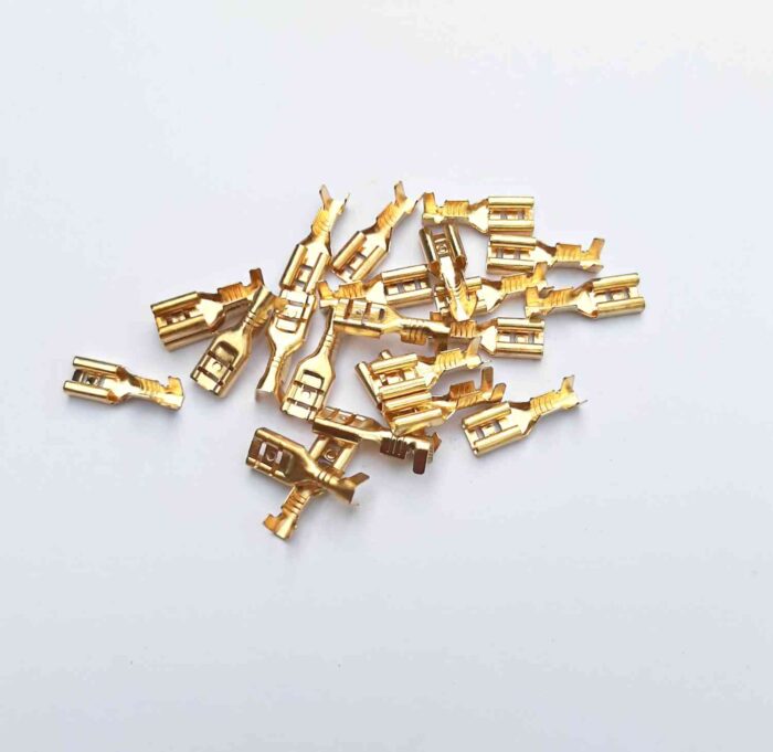 5MM Brass Crimp Terminal Female Connector