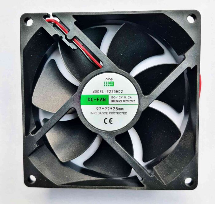 12V 0.2A DC Cooling Fan 3.5 Inch 92x92x25MM